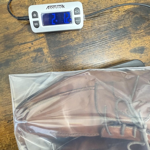 Magnanni Dress Shoes Mens Size 10.5 D Brown Leather Derby Apron Toe 13652 - Picture 11 of 11